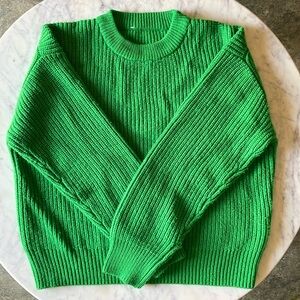 Zara Green Baggy Style Women’s Sweater Size Medium